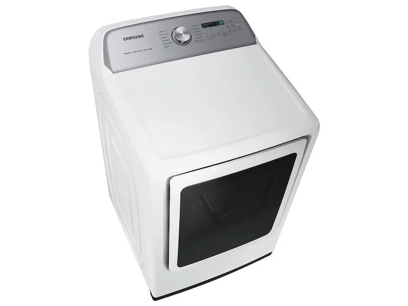 Samsung DVE52A5500W 7.4 Cu. Ft. Smart Electric Dryer With Steam Sanitize  In White