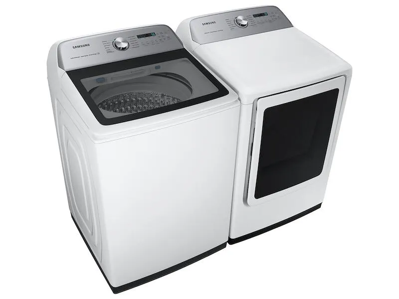 Samsung DVE52A5500W 7.4 Cu. Ft. Smart Electric Dryer With Steam Sanitize  In White