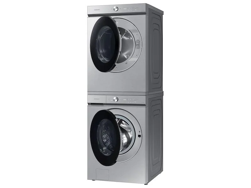 Samsung DVE53BB8700T Bespoke 7.6 Cu. Ft. Ultra Capacity Electric Dryer With Super Speed Dry And Ai Smart Dial In Silver Steel