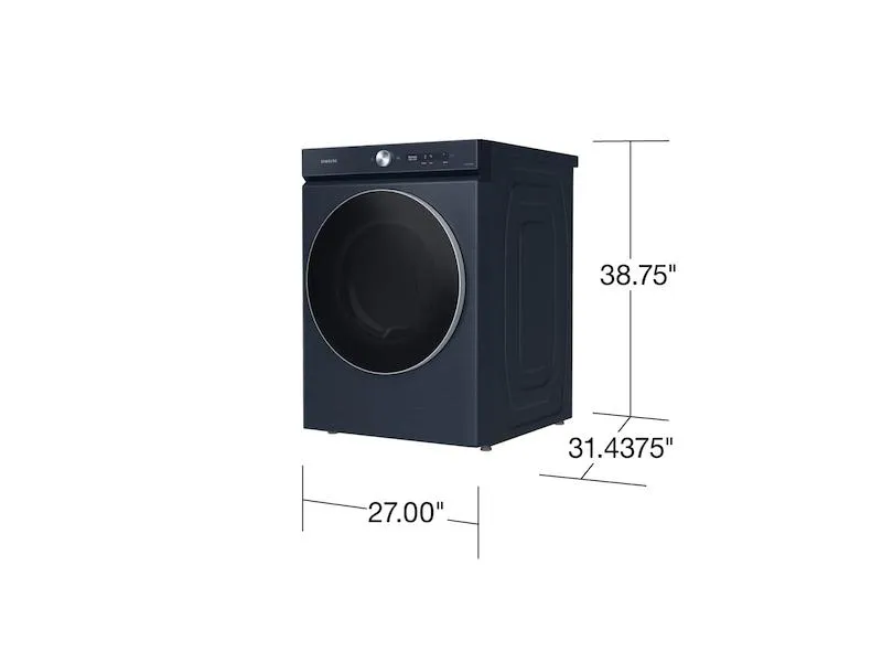 Samsung DVE53BB8900D Bespoke 7.6 Cu. Ft. Ultra Capacity Electric Dryer With Ai Optimal Dry And Super Speed Dry In Brushed Navy