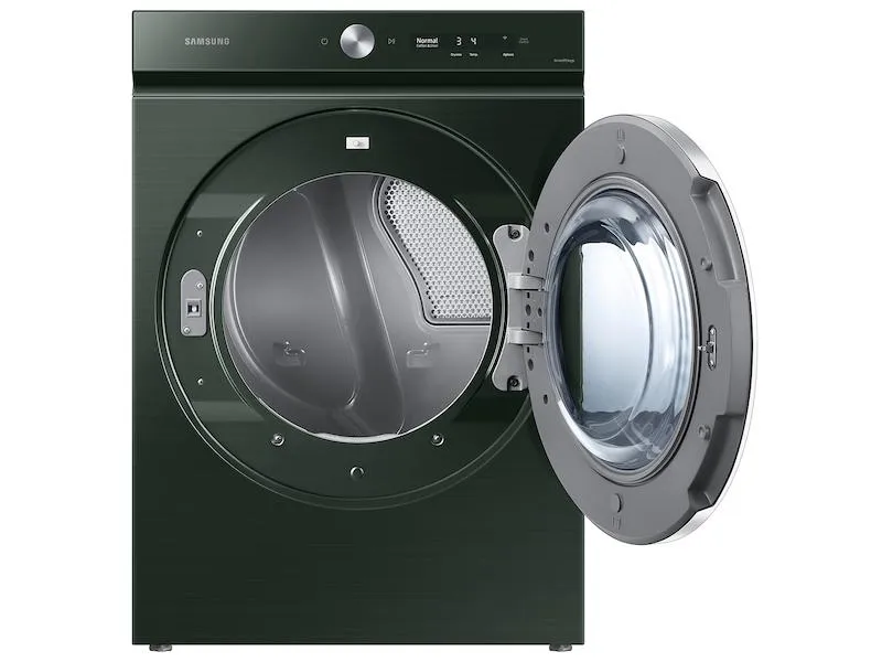 Samsung DVE53BB8900G Bespoke 7.6 Cu. Ft. Ultra Capacity Electric Dryer With Ai Optimal Dry And Super Speed Dry In Forest Green