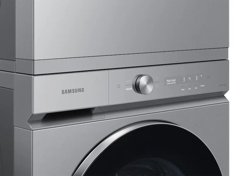 Samsung DVE53BB8900T Bespoke 7.6 Cu. Ft. Ultra Capacity Electric Dryer With Ai Optimal Dry And Super Speed Dry In Silver Steel