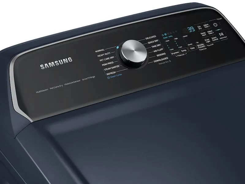 Samsung DVE54CG7150D 7.4 Cu. Ft. Smart Electric Dryer With Pet Care Dry And Steam Sanitize  In Brushed Navy