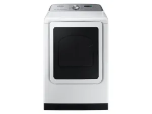 Samsung DVE54CG7150W 7.4 Cu. Ft. Smart Electric Dryer With Pet Care Dry And Steam Sanitize  In White