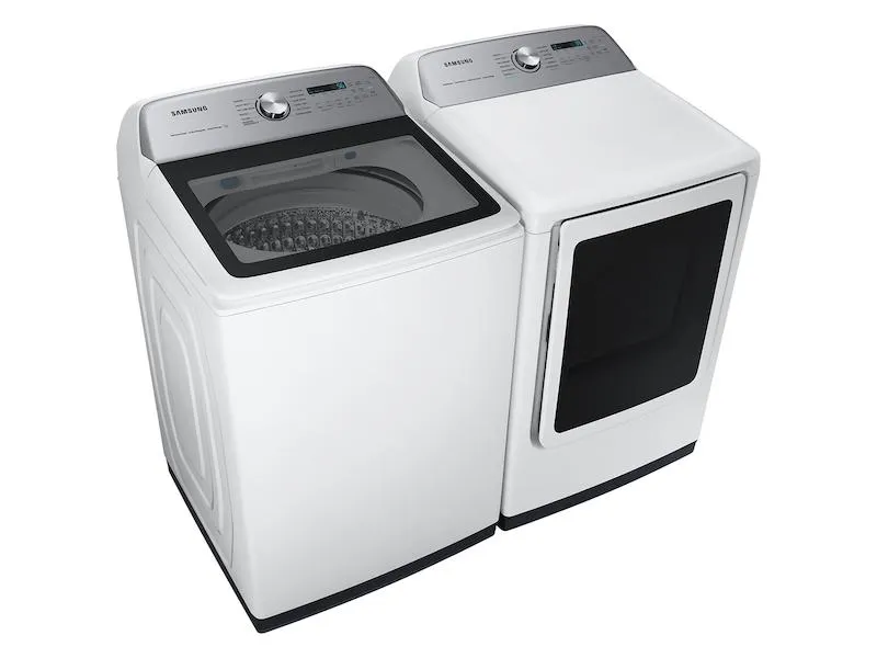 Samsung DVE54CG7150W 7.4 Cu. Ft. Smart Electric Dryer With Pet Care Dry And Steam Sanitize  In White