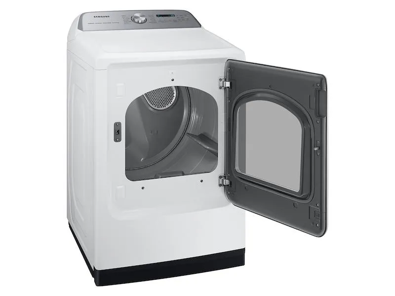 Samsung DVE54CG7150W 7.4 Cu. Ft. Smart Electric Dryer With Pet Care Dry And Steam Sanitize  In White