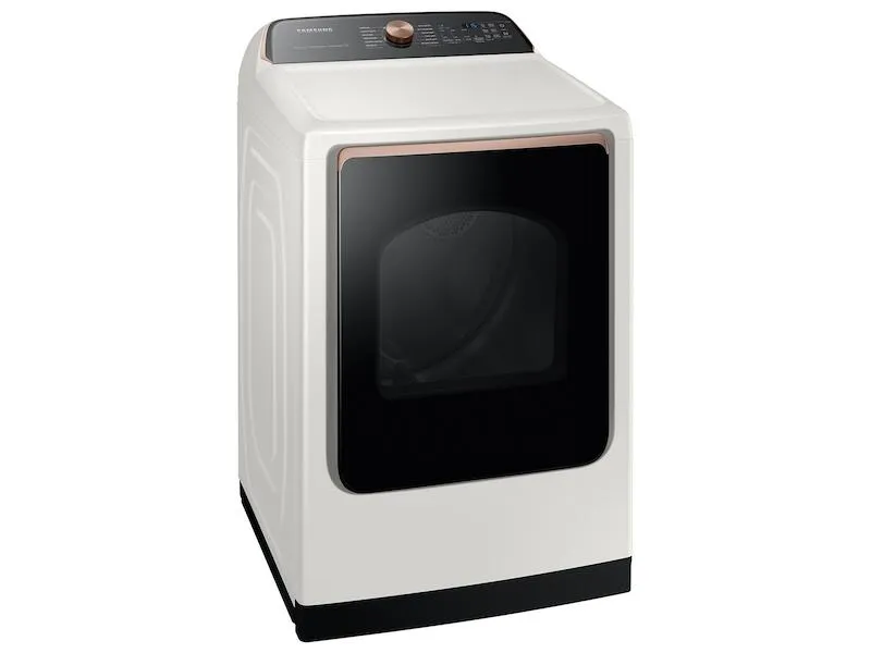 Samsung DVE55A7300E 7.4 Cu. Ft. Smart Electric Dryer With Steam Sanitize  In Ivory