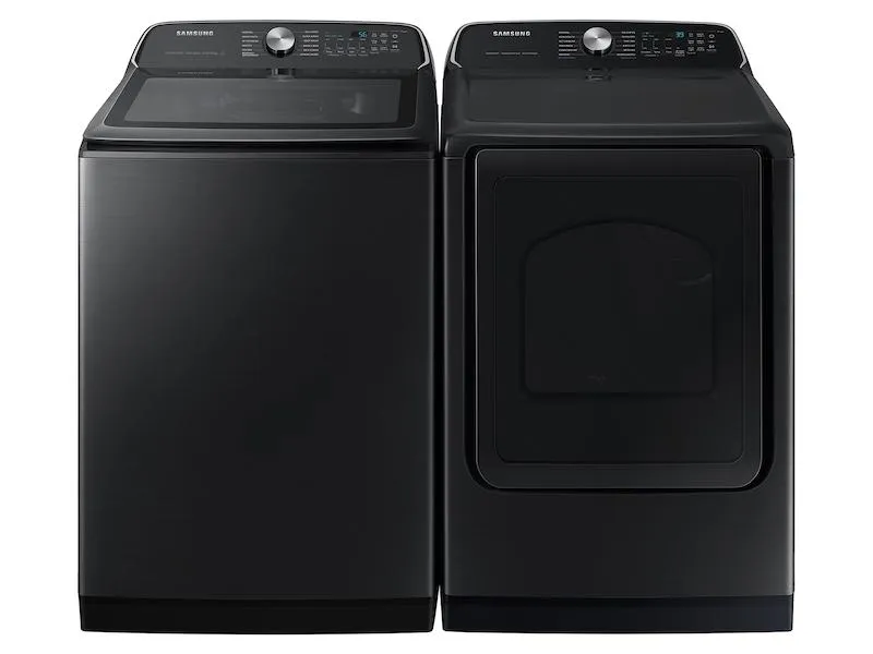 Samsung DVE55CG7100V 7.4 Cu. Ft. Smart Electric Dryer With Steam Sanitize  In Brushed Black