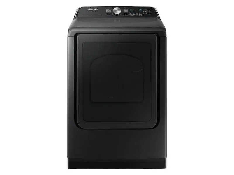 Samsung DVE55CG7100V 7.4 Cu. Ft. Smart Electric Dryer With Steam Sanitize  In Brushed Black