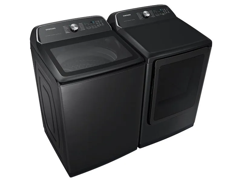 Samsung DVE55CG7100V 7.4 Cu. Ft. Smart Electric Dryer With Steam Sanitize  In Brushed Black