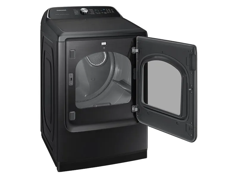 Samsung DVE55CG7100V 7.4 Cu. Ft. Smart Electric Dryer With Steam Sanitize  In Brushed Black