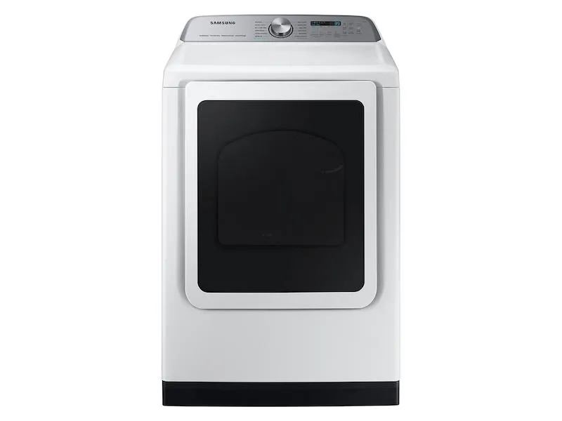 Samsung DVE55CG7100W 7.4 Cu. Ft. Smart Electric Dryer With Steam Sanitize  In White