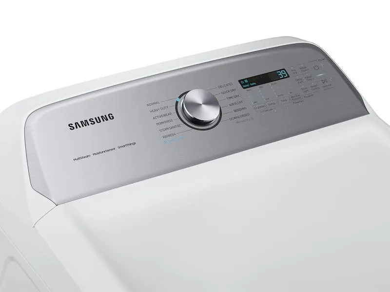 Samsung DVE55CG7100W 7.4 Cu. Ft. Smart Electric Dryer With Steam Sanitize  In White