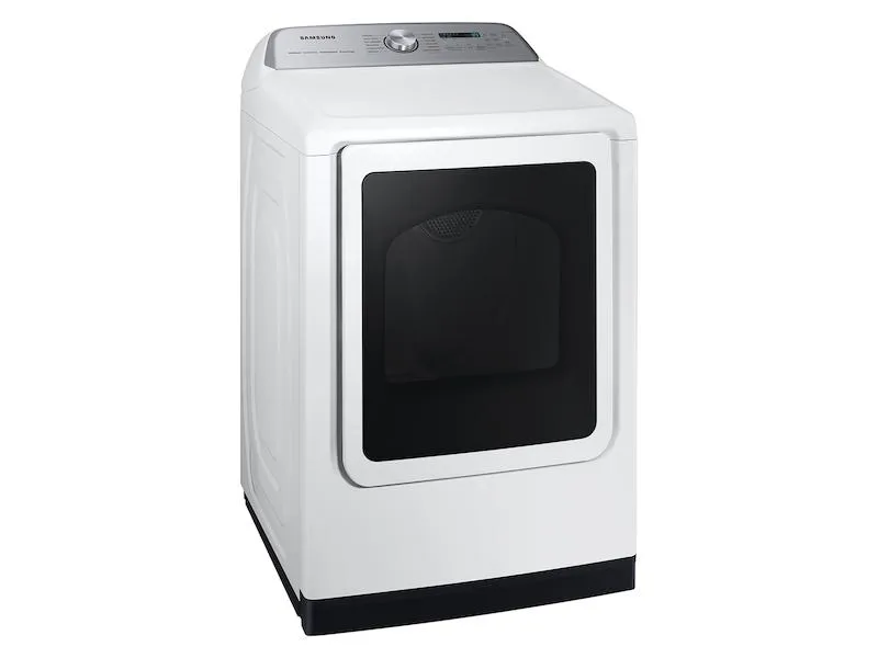 Samsung DVE55CG7100W 7.4 Cu. Ft. Smart Electric Dryer With Steam Sanitize  In White