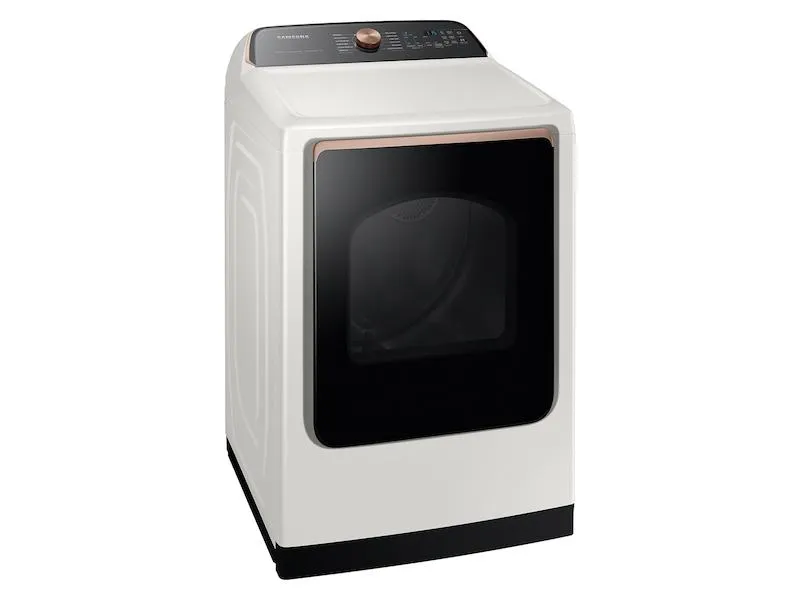 Samsung DVE55CG7500E 7.4 Cu. Ft. Smart Electric Dryer With Steam Sanitize  In Ivory
