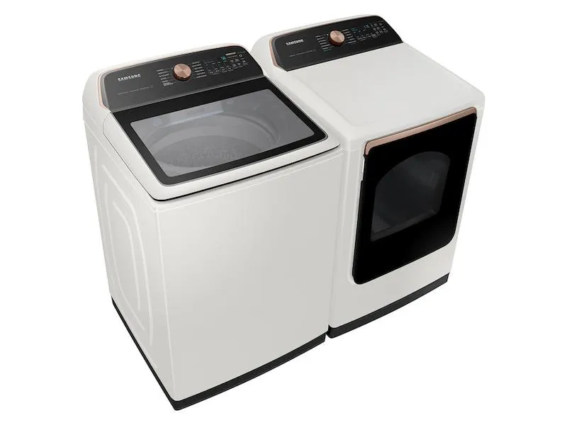 Samsung DVE55CG7500E 7.4 Cu. Ft. Smart Electric Dryer With Steam Sanitize  In Ivory