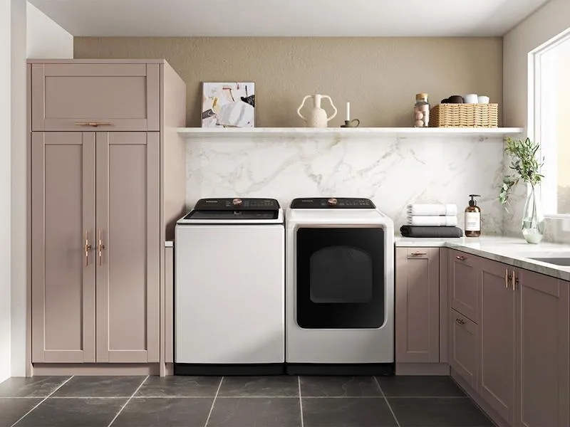 Samsung DVE55CG7500E 7.4 Cu. Ft. Smart Electric Dryer With Steam Sanitize  In Ivory