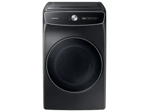 Samsung DVE60A9900V 7.5 Cu. Ft. Smart Dial Electric Dryer With Flexdry&#8482; And Super Speed Dry In Brushed Black