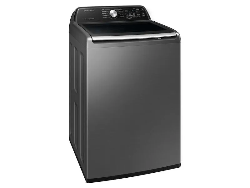 Samsung WA44A3405AP 4.4 Cu. Ft. Top Load Washer With Activewave&#8482; Agitator And Active Waterjet In Platinum