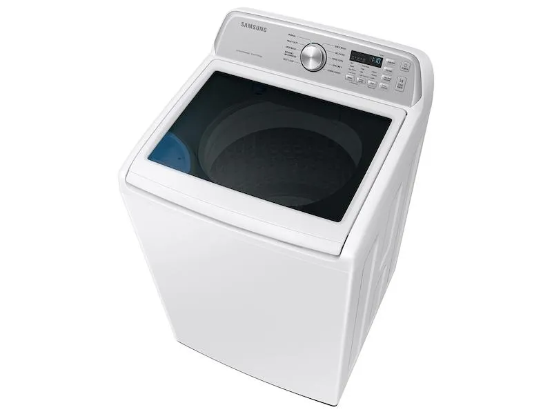 Samsung WA46CG3505AW 4.6 Cu. Ft. Large Capacity Smart Top Load Washer With Activewave&#8482; Agitator And Active Waterjet In White