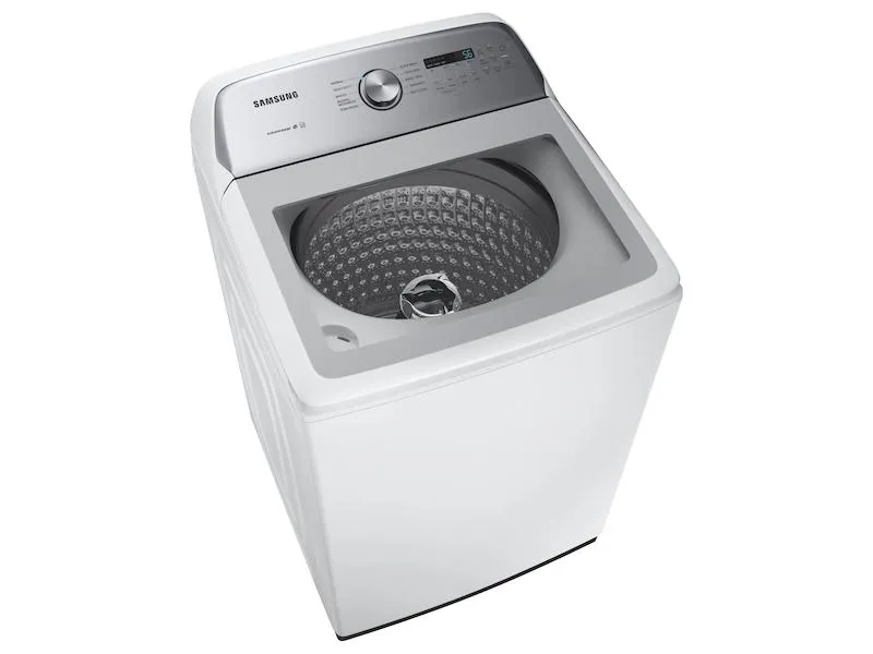 Samsung WA49B5205AW 4.9 Cu. Ft. Capacity Top Load Washer With Activewave&#8482; Agitator And Active Waterjet In White