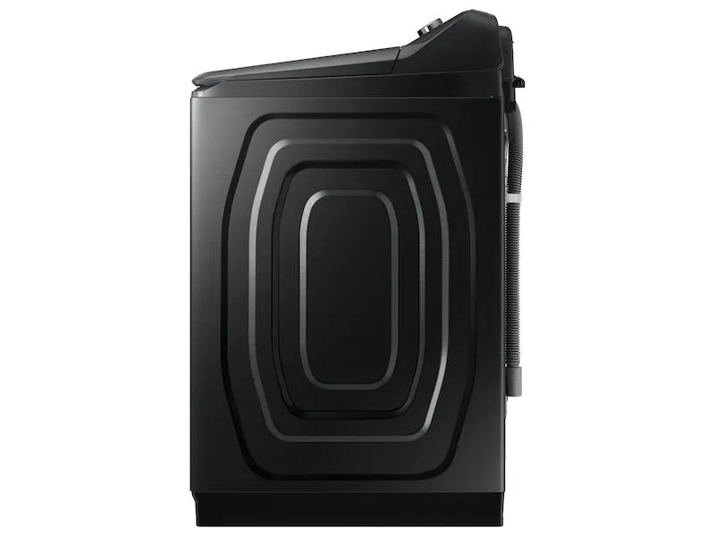 Samsung WA51A5505AV 5.1 Cu. Ft. Smart Top Load Washer With Activewave&#8482; Agitator And Super Speed Wash In Brushed Black