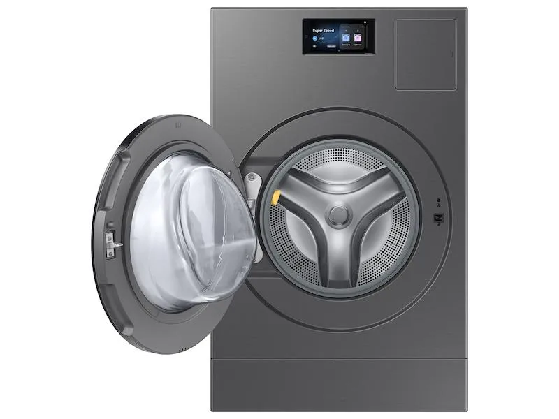 Samsung WD90F53AVS 5.3 Cu. Ft. Bespoke Ai Laundry Vented Combo&#8482; All-In-One Ultra Capacity Washer And Electric Dryer With Ai Home In Dark Steel