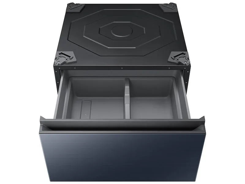 Samsung WE502ND Bespoke 27 Laundry Pedestal With Storage Drawer In Brushed Navy