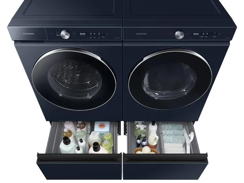Samsung WE502ND Bespoke 27 Laundry Pedestal With Storage Drawer In Brushed Navy