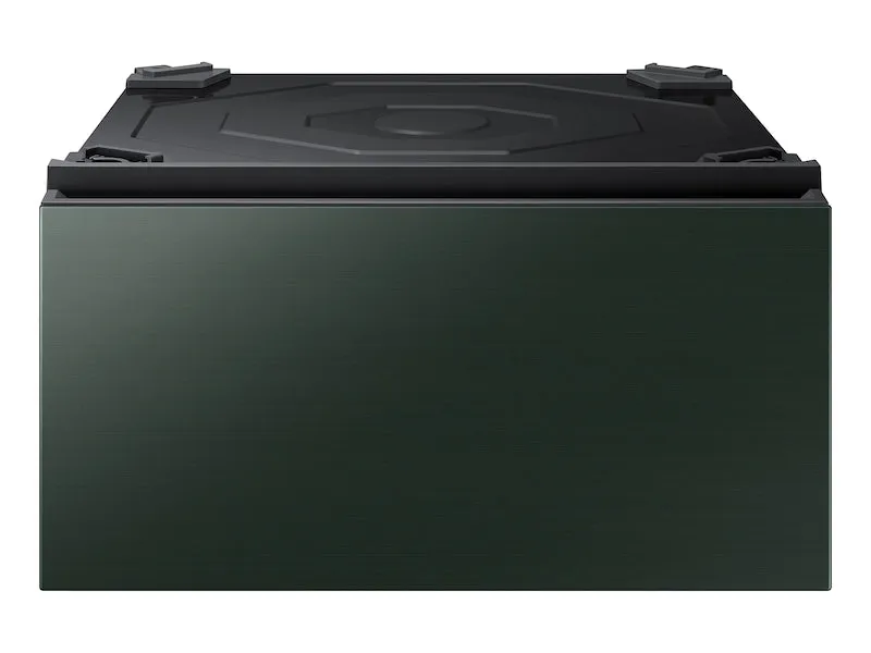Samsung WE502NG Bespoke 27 Laundry Pedestal With Storage Drawer In Forest Green