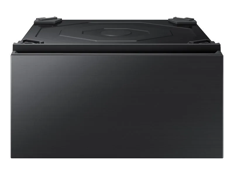 Samsung WE502NV Bespoke 27 Laundry Pedestal With Storage Drawer In Brushed Black