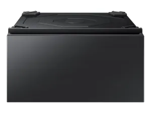 Samsung WE502NV Bespoke 27 Laundry Pedestal With Storage Drawer In Brushed Black