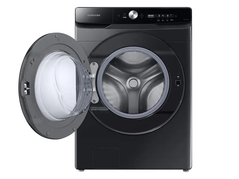 Samsung WF50A8600AV 5.0 Cu. Ft. Extra-Large Capacity Smart Dial Front Load Washer With Cleanguard&#8482; In Brushed Black