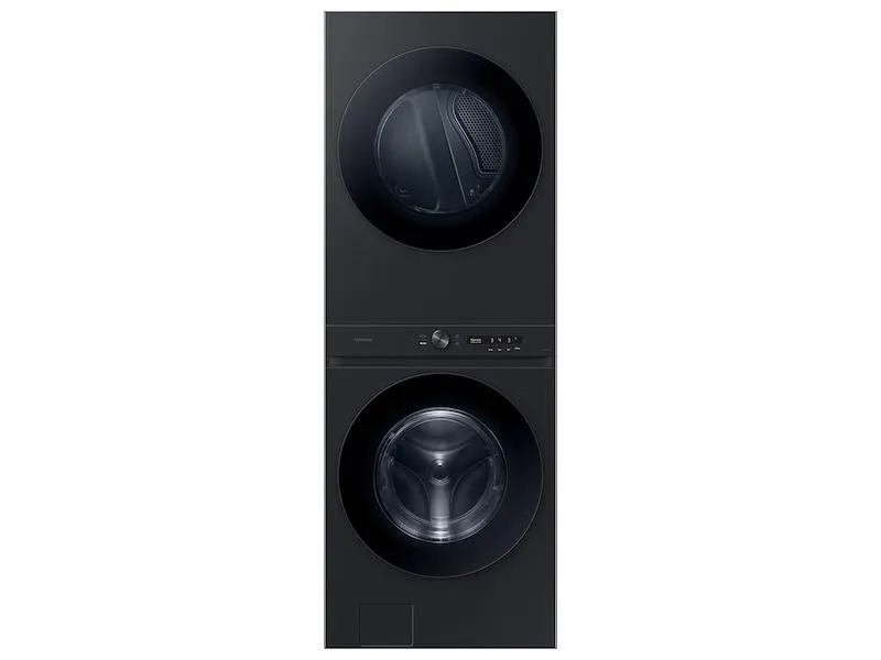 Samsung WH46DBH500EV Bespoke 4.6 Cu. Ft. Ai Laundry Hub&#8482; Large Capacity Single Unit Washer With Flex Auto Dispense System And 7.6 Cu. Ft. Electric Dryer In Brushed Black