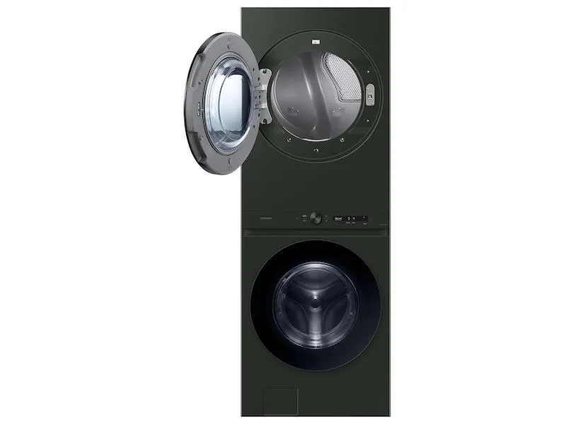 Samsung WH53DBH700EF Bespoke 5.3 Cu. Ft. Ai Laundry Hub&#8482; Ultra Capacity Single Unit Washer With Ai Optiwash&#8482; And 7.6 Cu. Ft. Electric Dryer In Satin Green