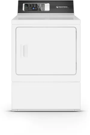 Speed Queen DF7004WE Df7 Sanitizing White Electric Dryer With Front Control Pet Plus&#8482; Steam Over-Dry Protection Technology Energy Star Certified 5-Year Warranty