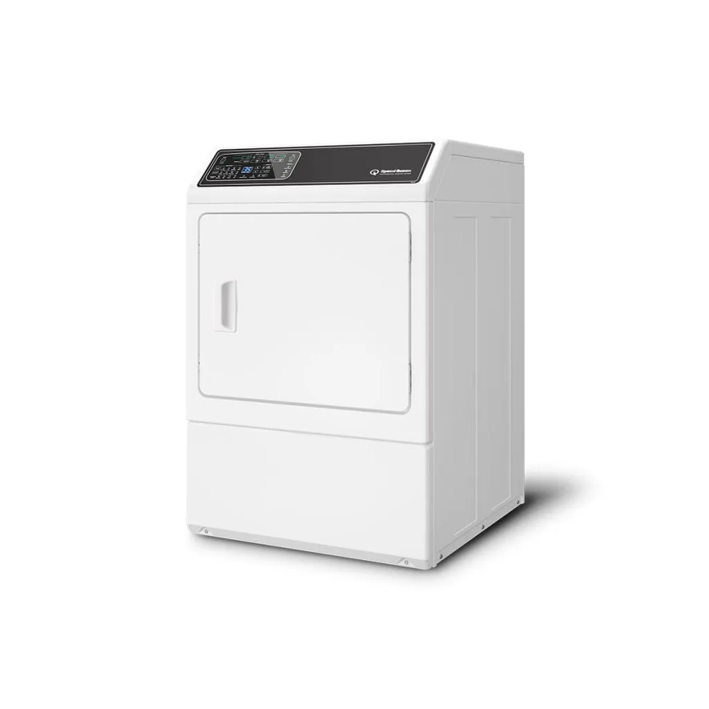 Speed Queen DF7004WE Df7 Sanitizing White Electric Dryer With Front Control Pet Plus&#8482; Steam Over-Dry Protection Technology Energy Star Certified 5-Year Warranty