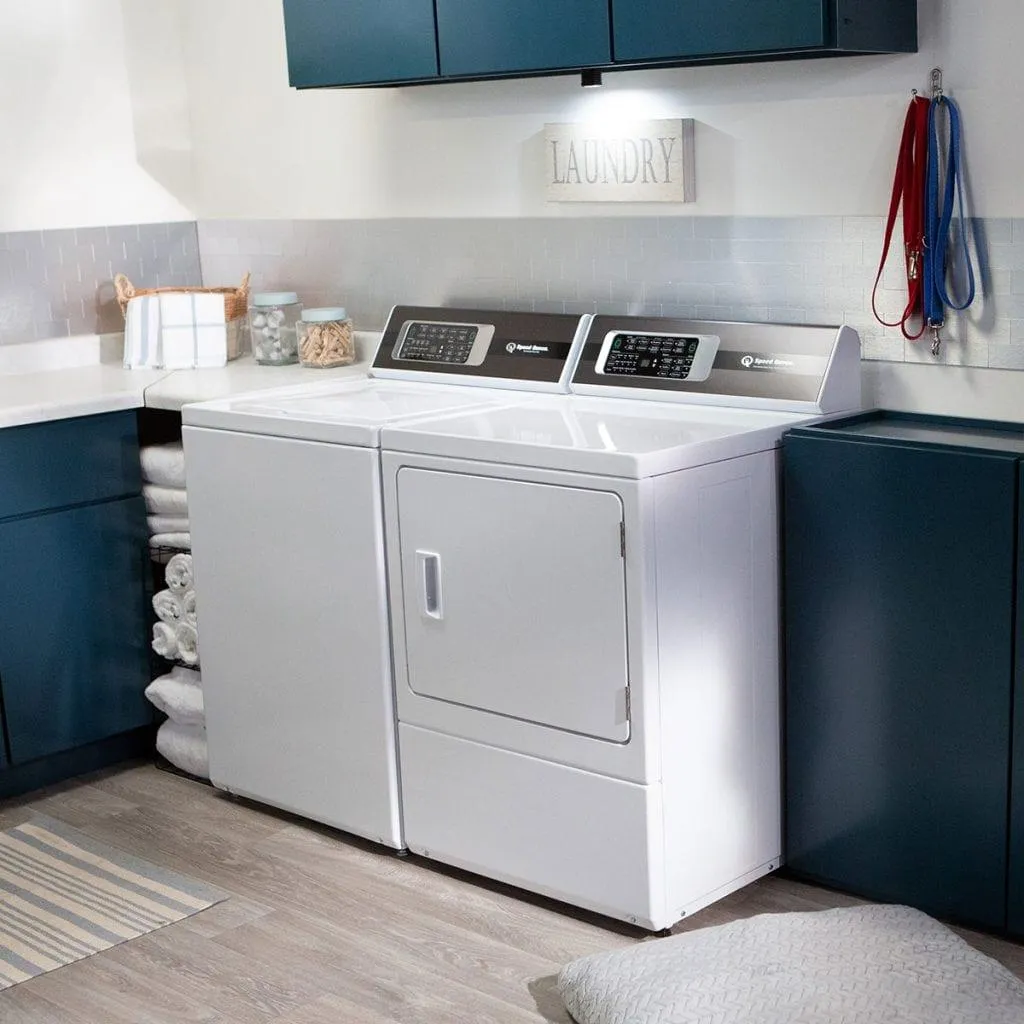 Speed Queen DR7004WE Dr7 Sanitizing Electric Dryer With Pet Plus&#8482; Steam Over-Dry Protection Technology Energy Star Certified 7-Year Warranty