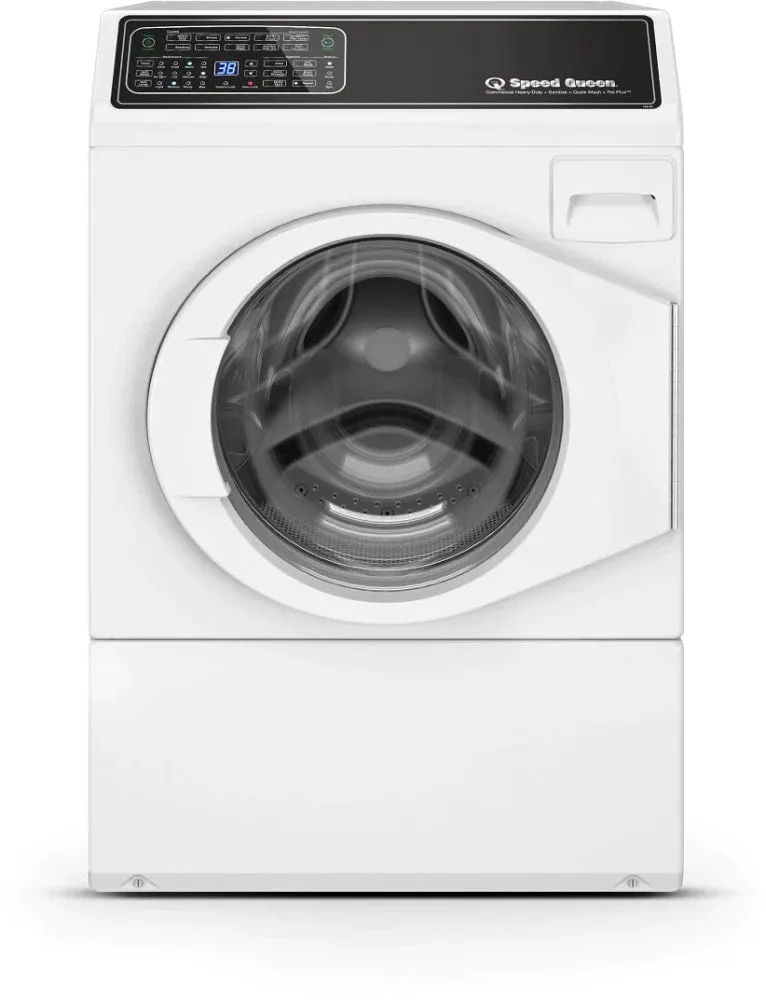 Speed Queen FF7010WN Ff7 White Right-Hinged Front Load Washer With Pet Plus Sanitize Fast Cycle Times Dynamic Balancing 5-Year Warranty