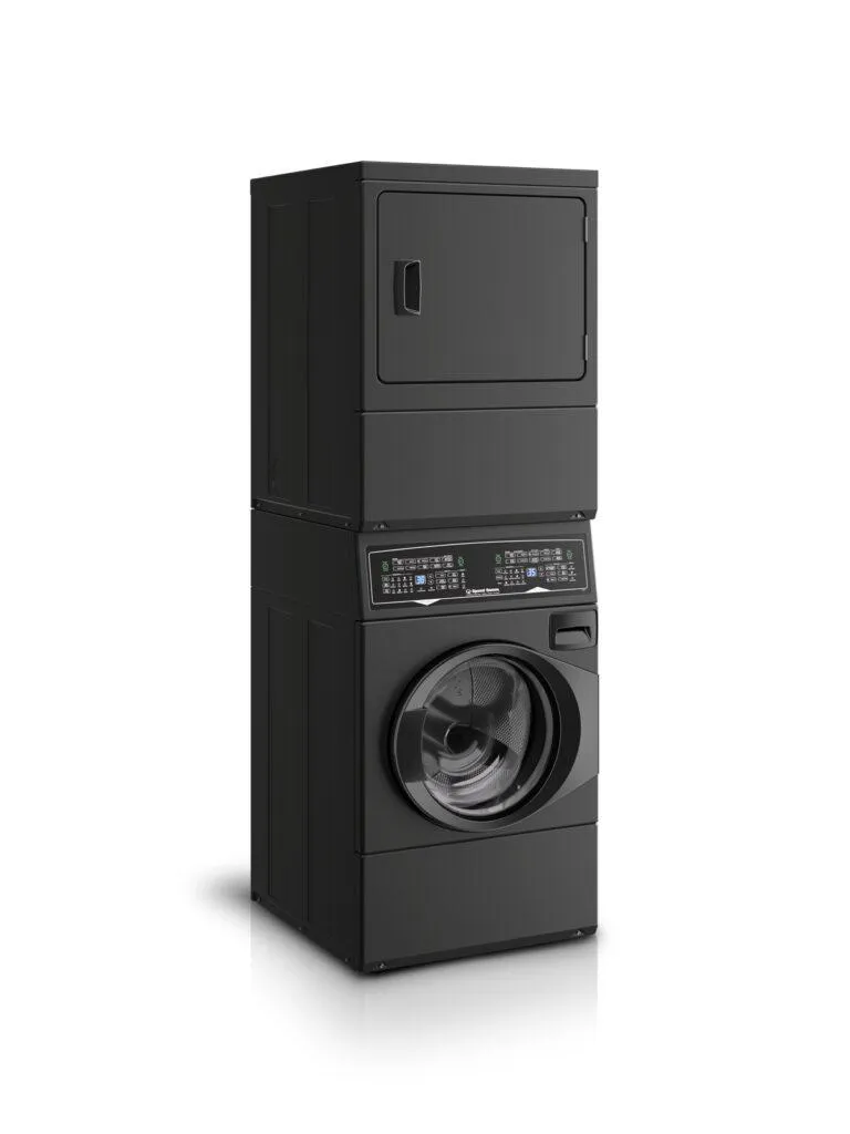 Speed Queen SF7007BE Sf7 Stacked Washer - Electric Dryer With Pet Plus&#8482; Sanitize Fast Cycle Times 5-Year Warranty