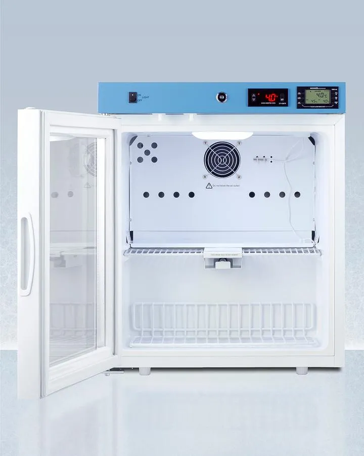 Summit ACR162GLHD 19 Wide Compact Healthcare Refrigerator