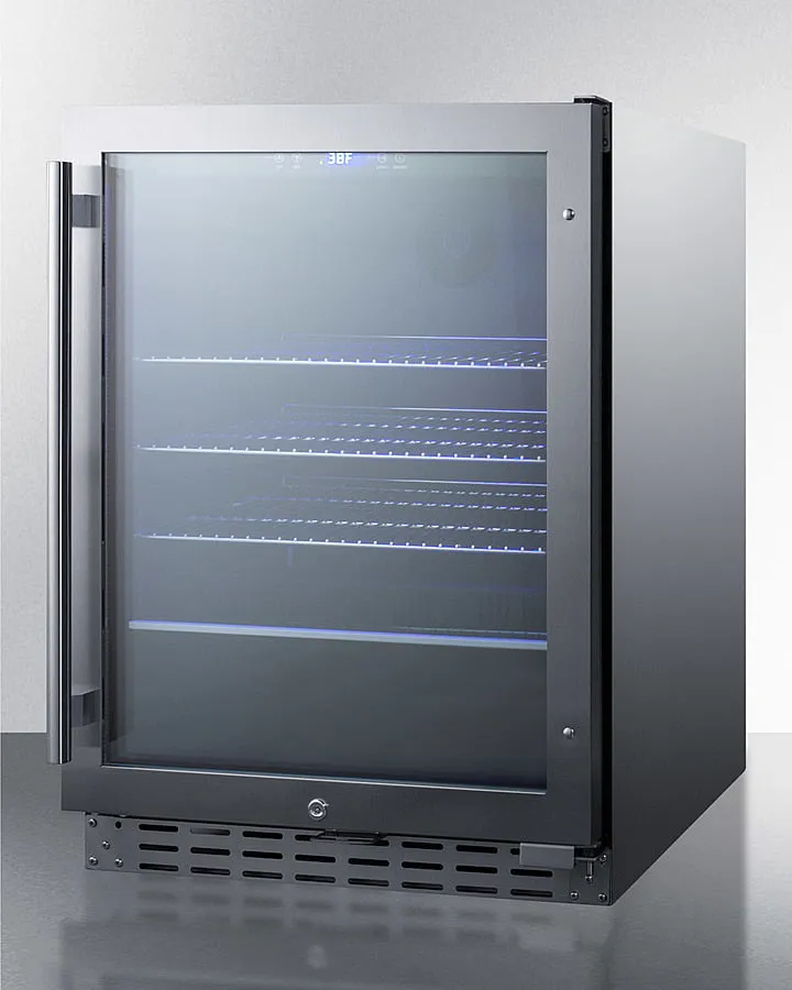 Summit ALBV2466CSS 24 Wide Built-In Beverage Cooler. Ada Compliant