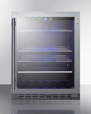 Summit ALBV2466CSS 24 Wide Built-In Beverage Cooler. Ada Compliant