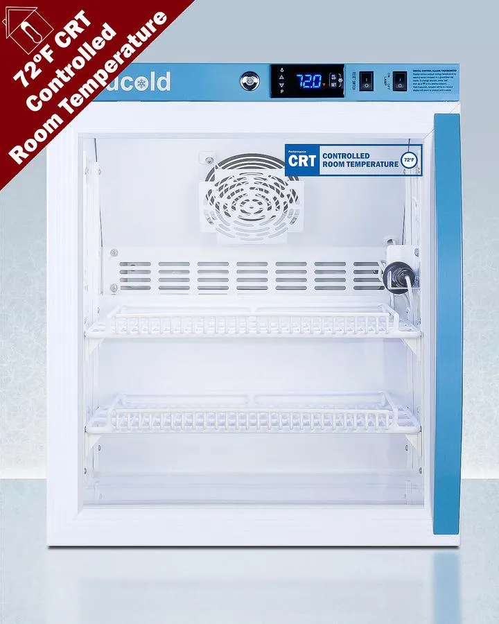 Summit ARG2PVCRTLHD 2 Cu.Ft. Compact Controlled Room Temperature Cabinet