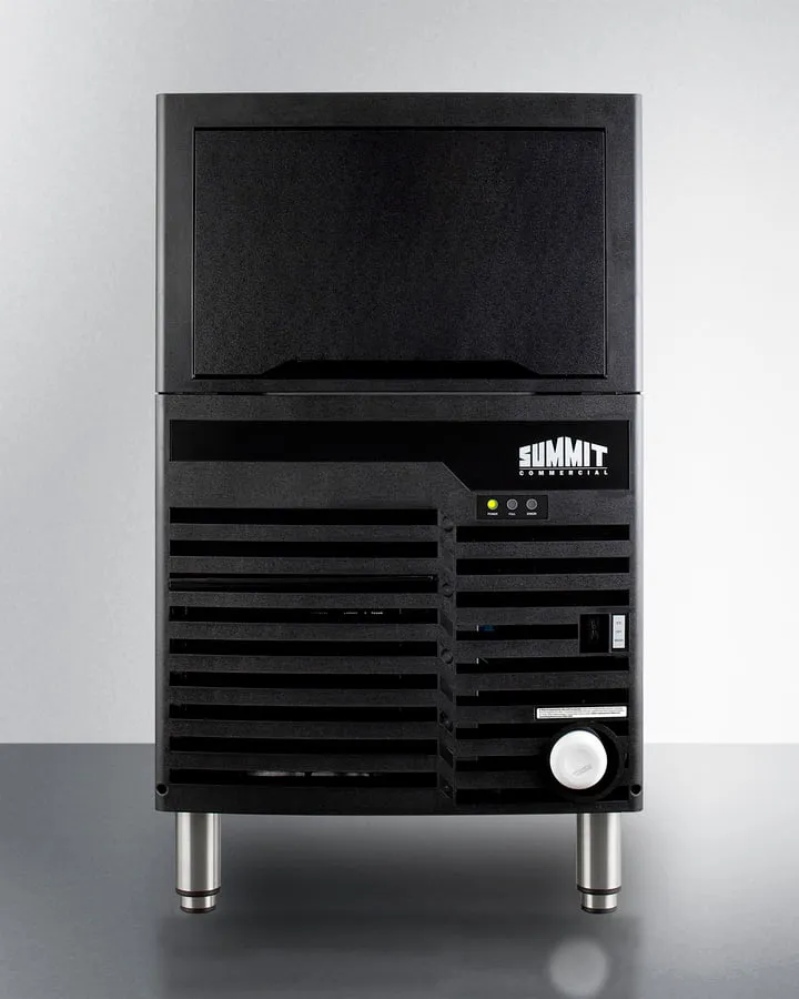 Summit BIM100 Commercially Listed Clear Icemaker With 100 Lb. Ice Production Capacity For Built-In Or Freestanding Use