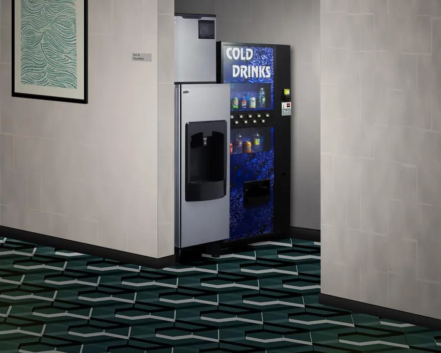 Summit BIM350KDISP 350 Lb. Commercial Ice Machine With Ice Dispenser