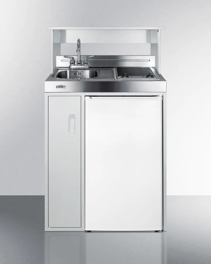Summit C30ELAUTOGLASS 30 Wide All-In-One Kitchenette