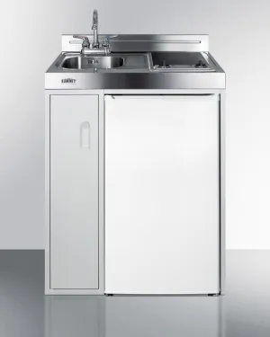 Summit C30ELAUTOGLASS 30 Wide All-In-One Kitchenette