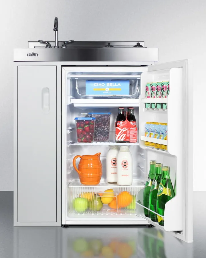 Summit C30ELAUTOGLASS 30 Wide All-In-One Kitchenette