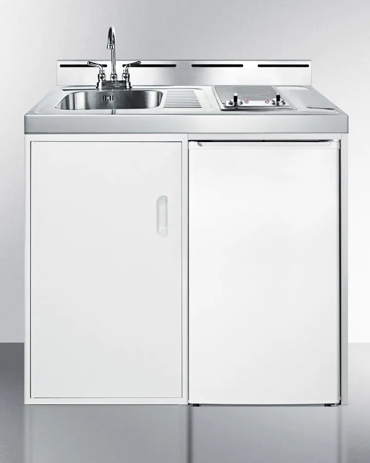 Summit C39ELAUTOGLASS 39 Wide All-In-One Kitchenette